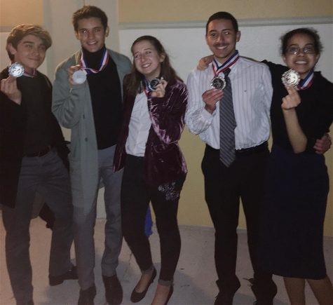 OCSA Speech and Debate Team at CFDI Tournament, Liberty High School.