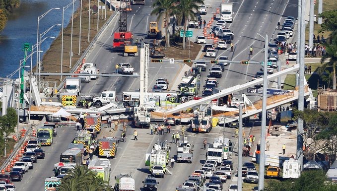 Miami Bridge Collapses Days After Installation
