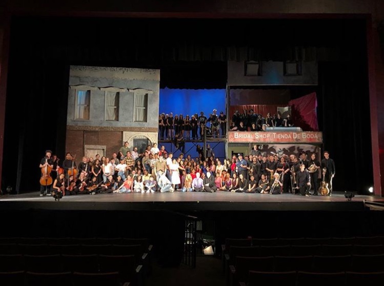 The cast and crew of OCSAs production of West Side Story.