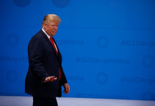 President Trump at the G-20 summit in Buenos Aires on Friday.