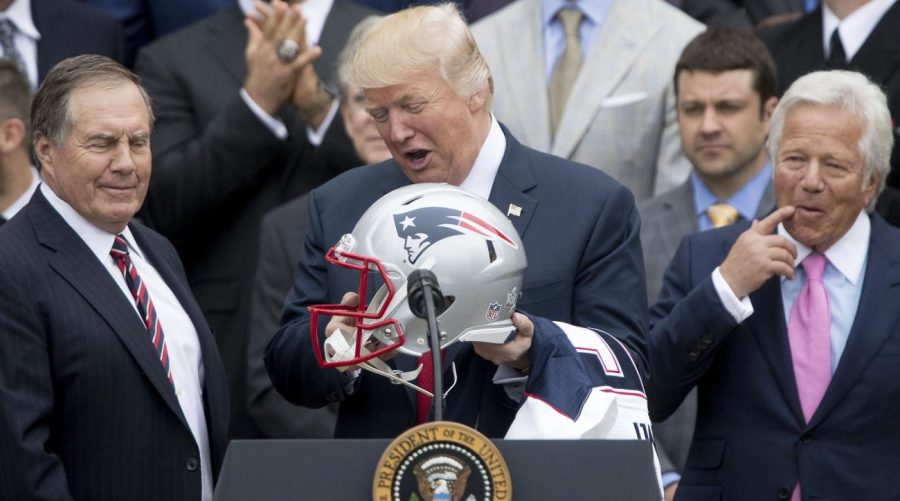 Donald Trump was given a Super Bowl ring in honor of the Patriots winning Super Bowl LI, according to Tom E. Curran of CSN New England. (sportsillustrated)