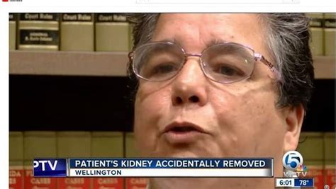  Florida surgeon removed a patient's healthy kidney while she was undergoing back surgery because he believed the vital organ was a cancerous pelvic tumor. The Palm Beach Post reported last week that Maureen Pacheco has sued Ramon Vazquez and two other surgeons for malpractice. Vazquez was responsible for cutting Pacheco open in 2016 so two orthopedic surgeons, Dr. John Britt and Dr. Jeffrey Kugler, could perform a spinal operation. [Photo from video]