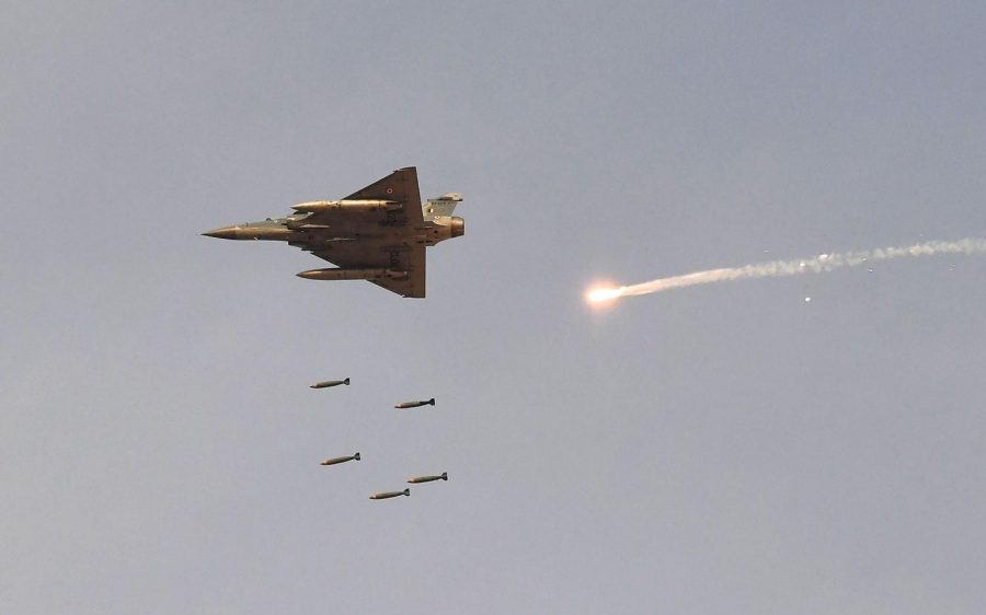 Indian Air Force fighter aircraft during the Vayu Shakti fire power earlier this month.