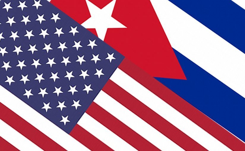 Flags+of+Cuba+and+United+States