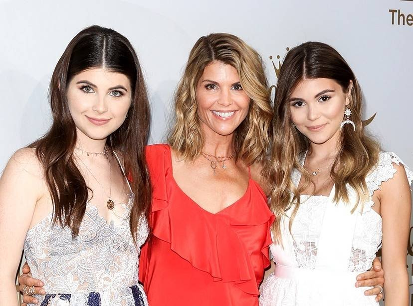 Pictured from left to right: Isabella Rose Giannulli, Lori Loughlin, and Olivia Jade Giannulli.