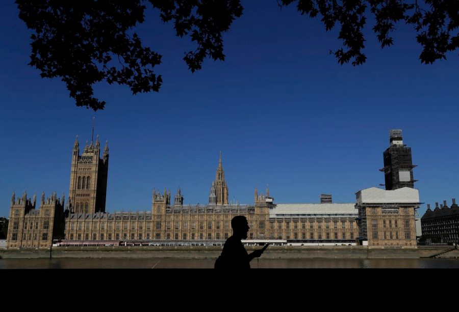 The British Houses of Parliament.