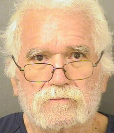73-year-old Sandy Hawkins is being held at the Palm Beach County Jail with a $50,000 bail fee.