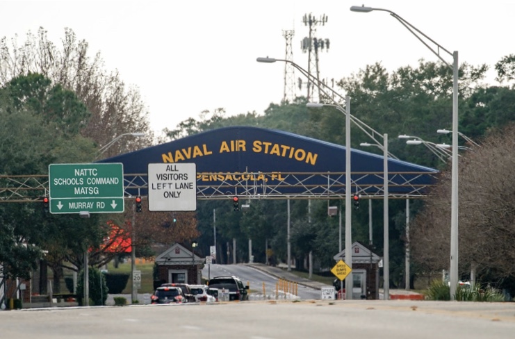 The Pensacola, Florida Naval Air Base. 