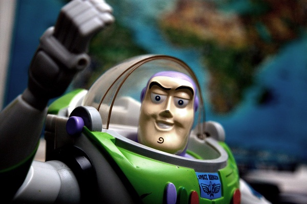 Buzz Lightyear, protagonist of the new Lightyear movie.