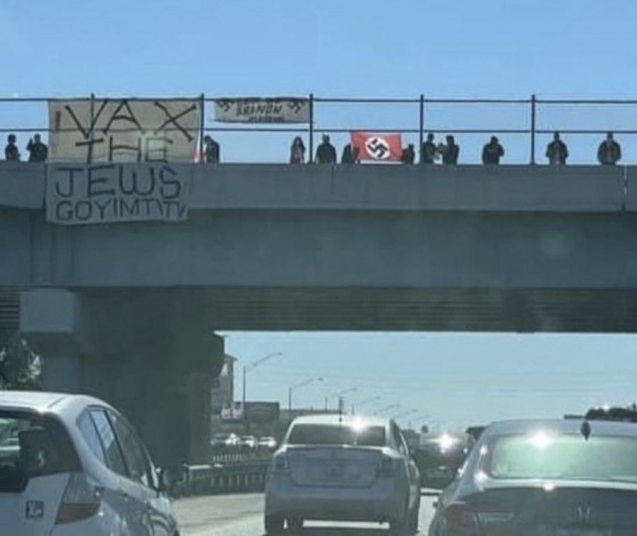 This was one of the two Nazis Rallies that was held on the Daryl Carter Parkway Overpass on I-4