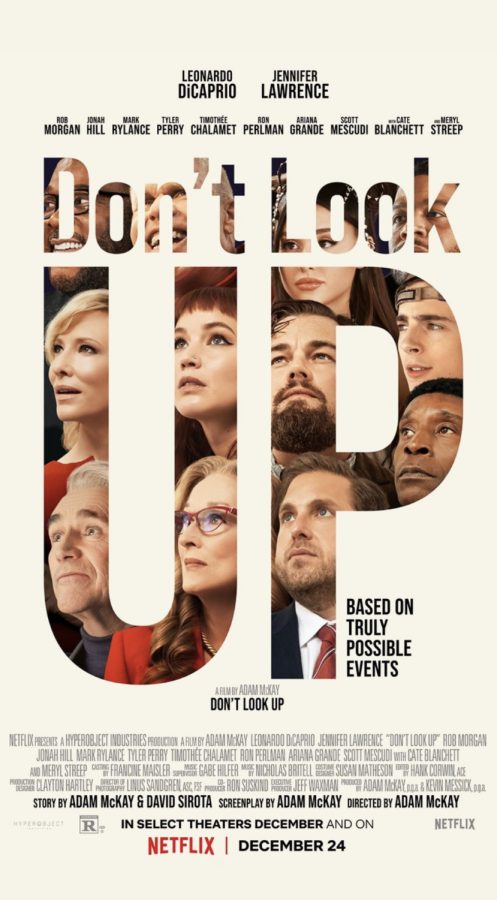 This is the promotional poster for the film Don’t Look Up