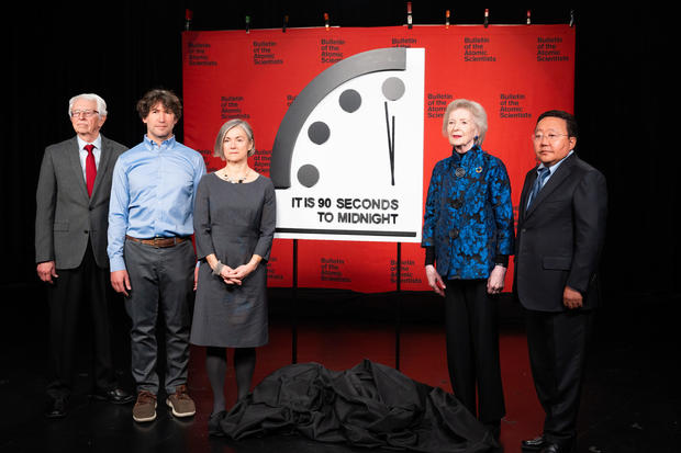 The+Bulletin+of+the+Atomic+Scientists+revealed+Doomsday+clock+has+reached+90+seconds+to+midnight.