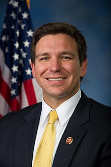 DeSantis official portrait in the U.S. House of Representatives.