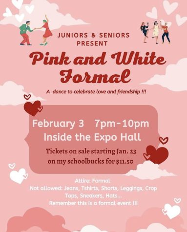 Pink and White Formal: Valentine’s Day Dance