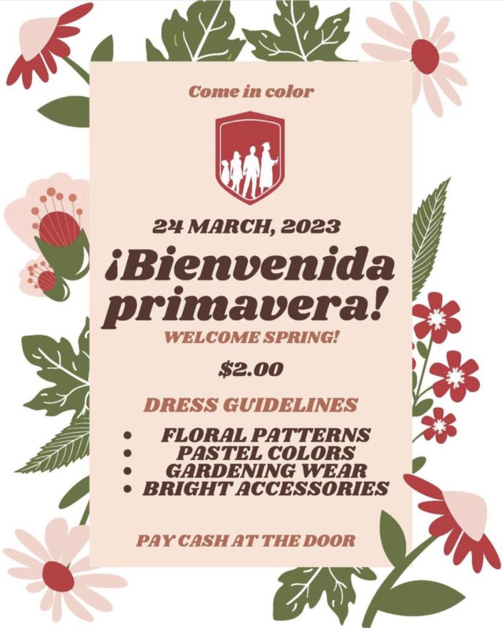 Latinos in Action celebrates Spring with their floral dress down event!