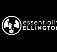 Essentially Ellingtons National Jazz competitions logo, a stylized version of Duke Ellington.