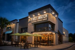 A photo of First Watch, a major chain restaurant that is known for its breakfast and brunch items. 