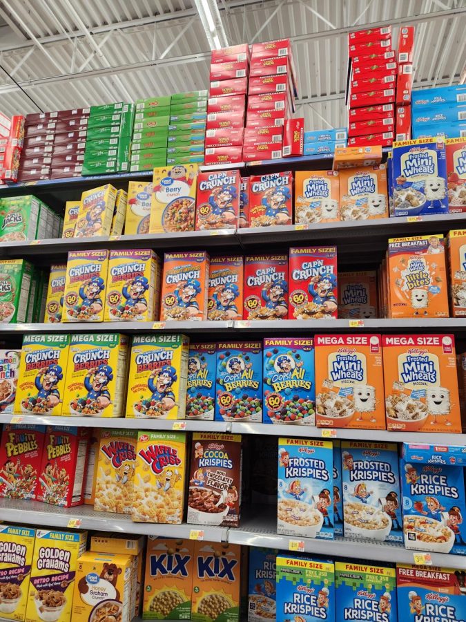 Some of many cereals you can try out at the House of Cereal.