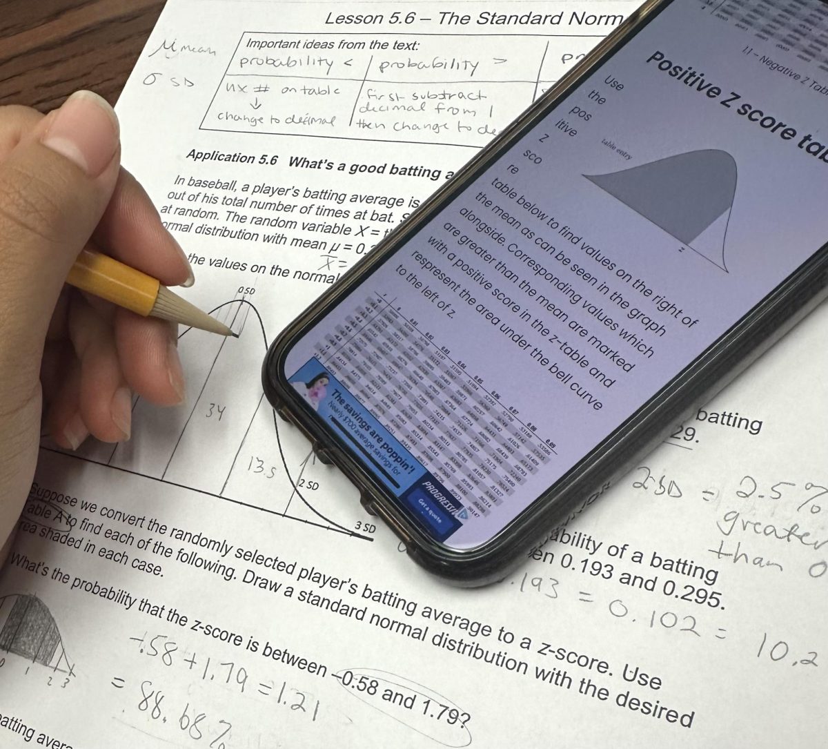 Personal devices help students complete schoolwork.