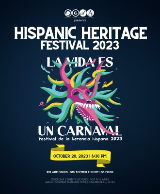 Hispanic Heritage is set to perform on October 20, 2023, at 6:30 PM!