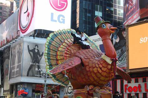 Tom Turkey's debut in the 1973 Macy's Thanksgiving Day Parade, one the oldest, most recurring famous float, and the Parade's unofficial mascot.