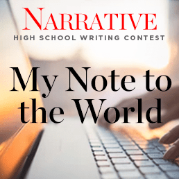 The poster of Narratives contest.
