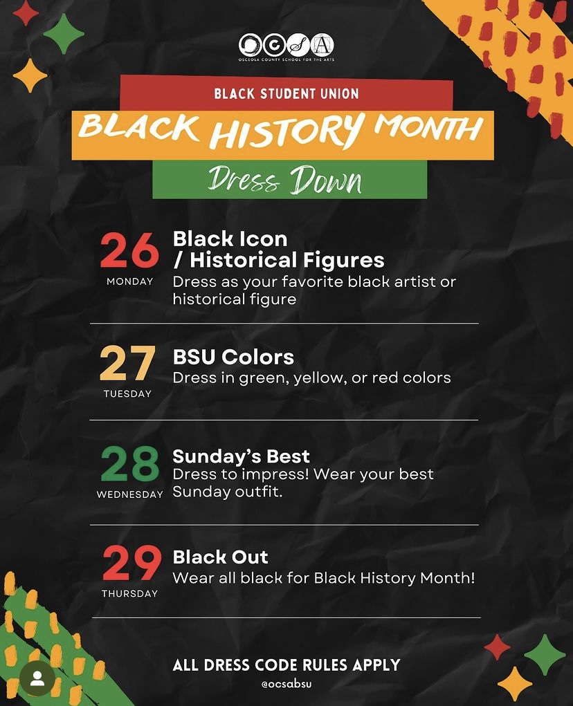 Black History Month Dress Down Week