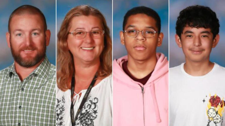 The four victims of the Apalachee high School shooting. 