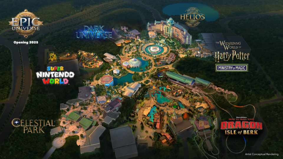 A concept map of what the park is expected to look like.