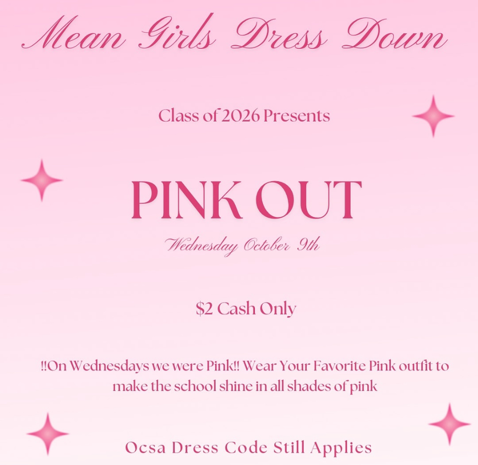 Mean Girls dress down being hosted by the class of 2026!