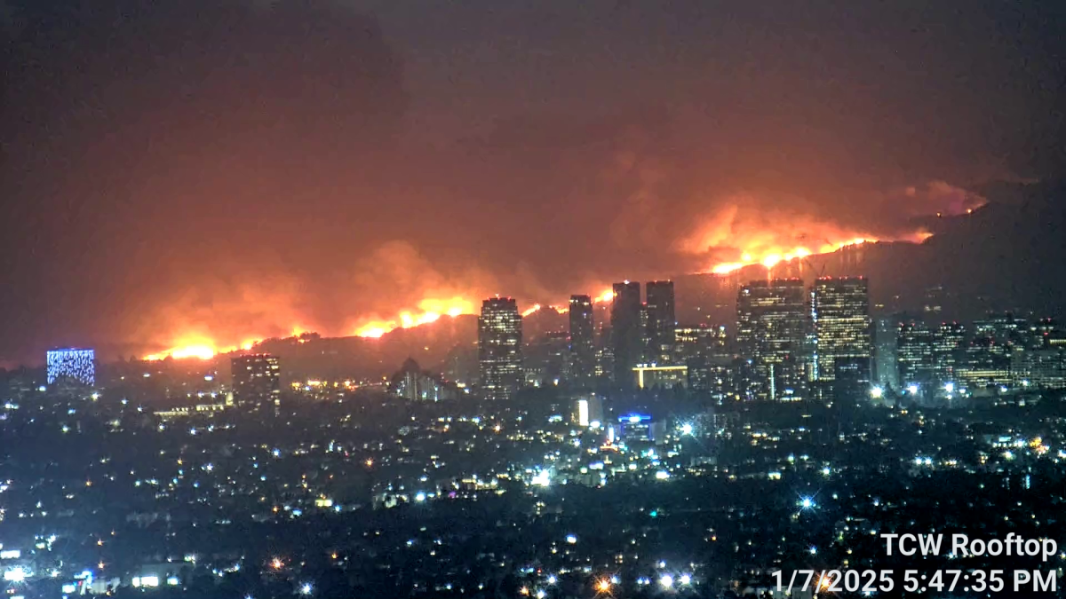 Palisades Fire Ripping Through California - 2025