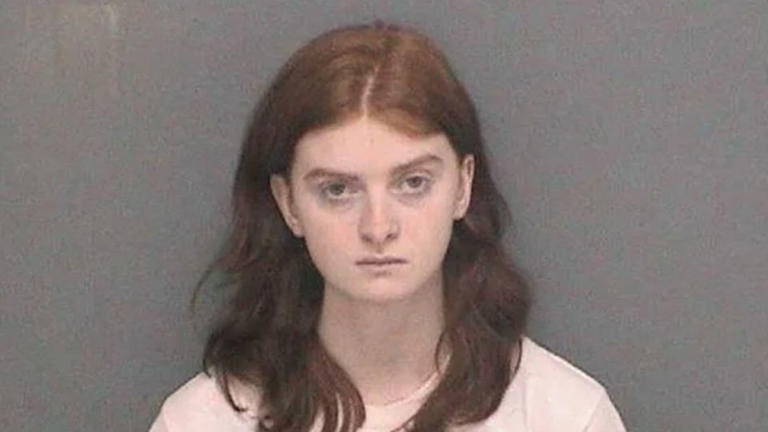 Booking photo of Trinity Shockley released by the Morgan County Sheriff's Office.