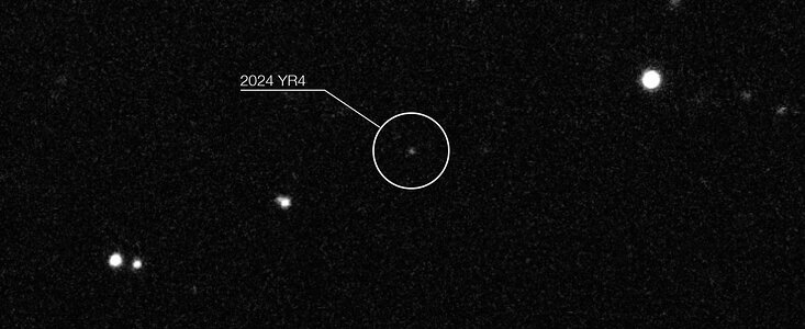 Y4R asteroid is barely able to be seen from Earth after it changes course.