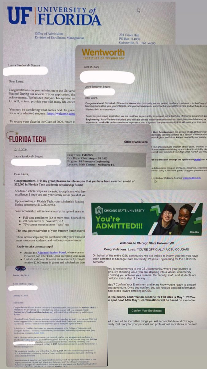 Here are a few of my acceptance letters!