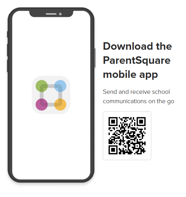 Image of ParentSquare mobile app QR code