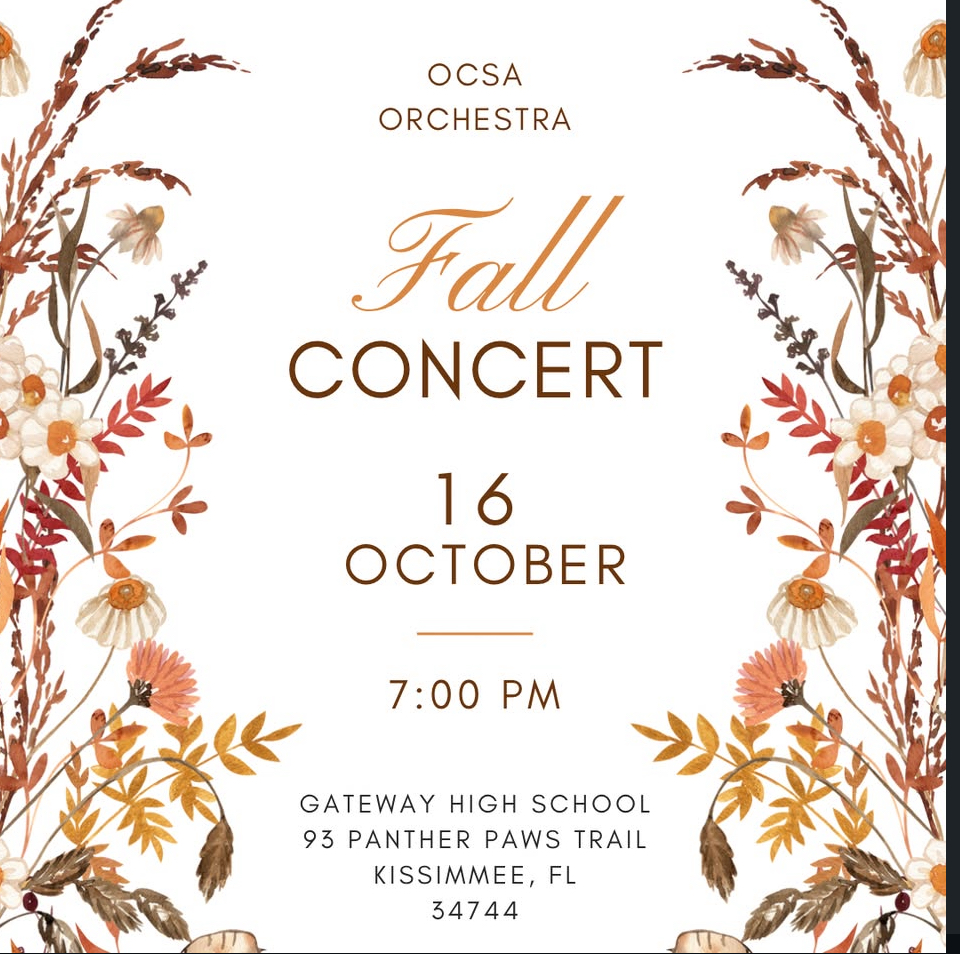 Fall Orchestra Concert