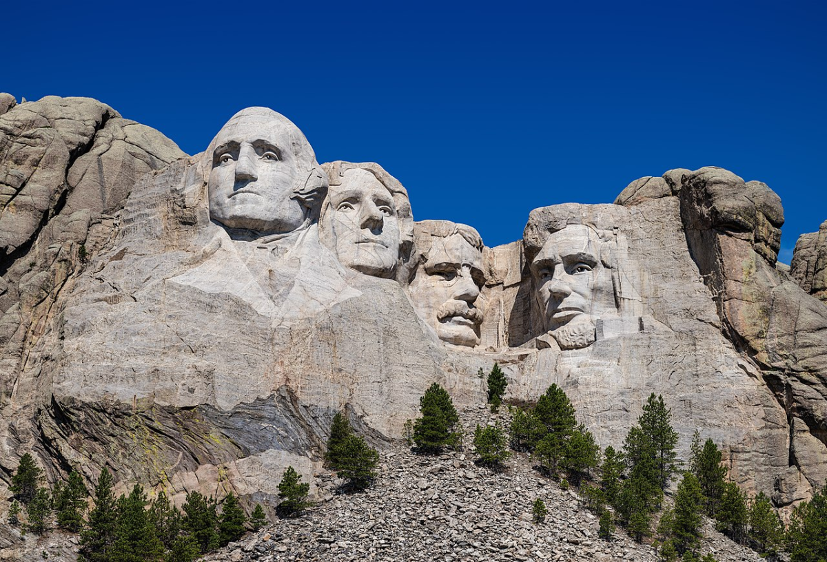 Mount Rushmore National Memorial in South Dakota, United States