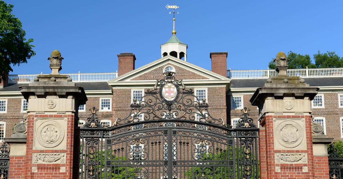 Brown University front gates.