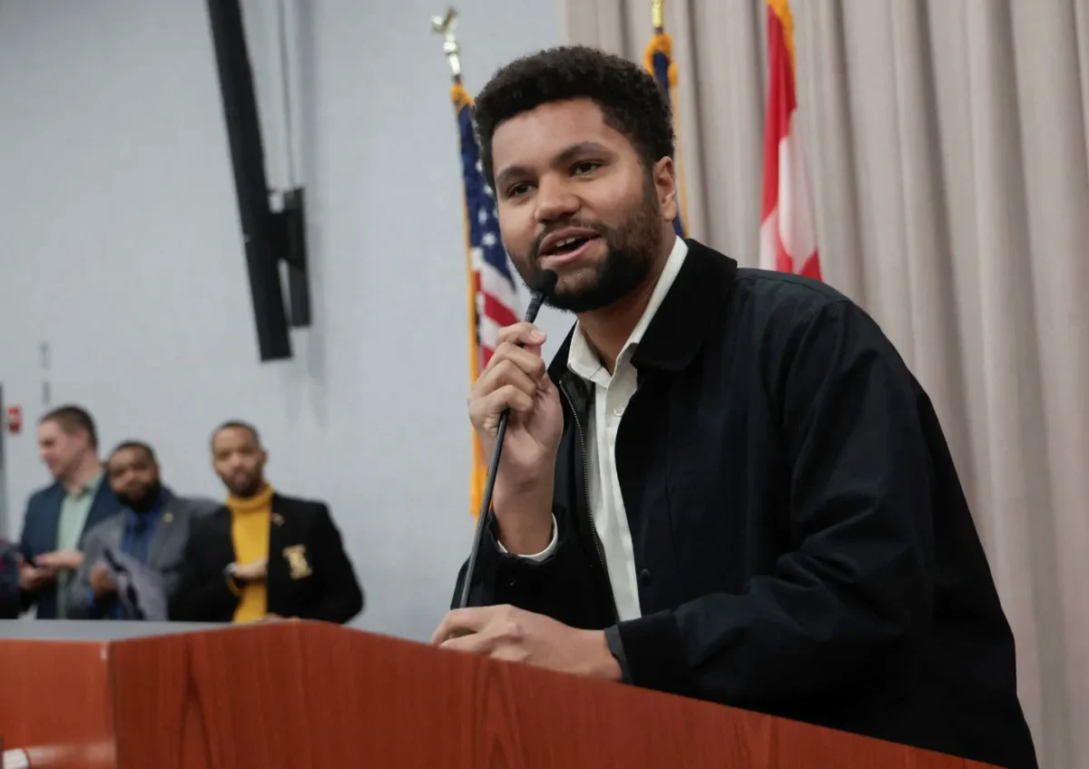 Maxwell Frost was punched and received racist remarks.