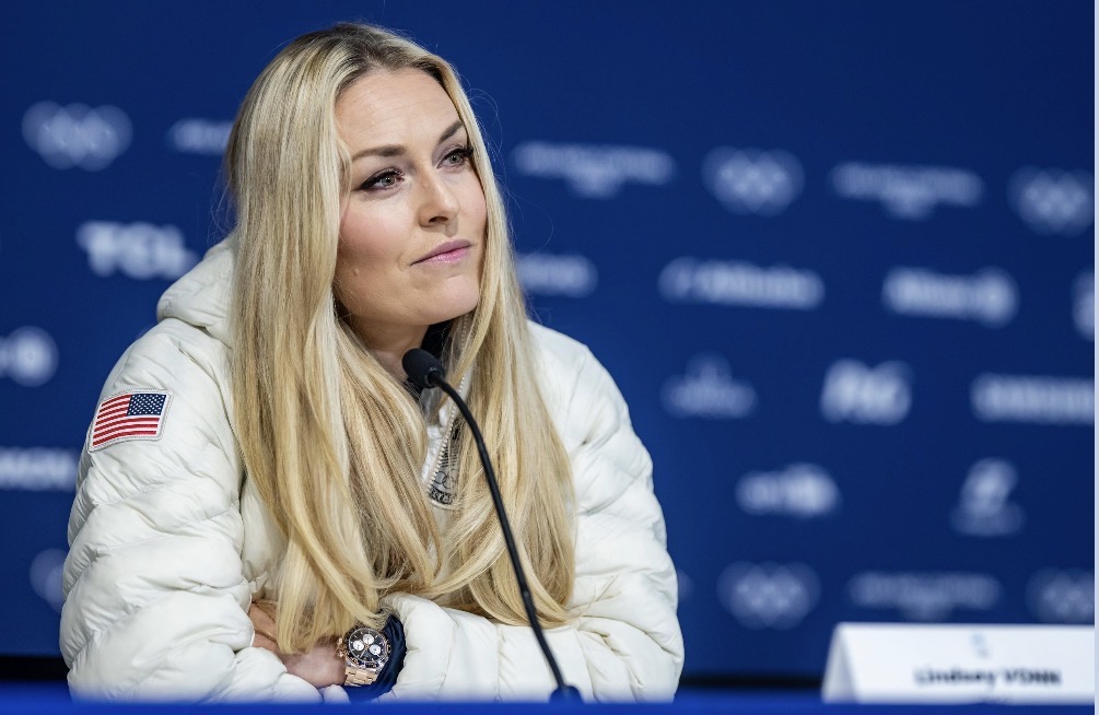Lindsey Vonn at an interview