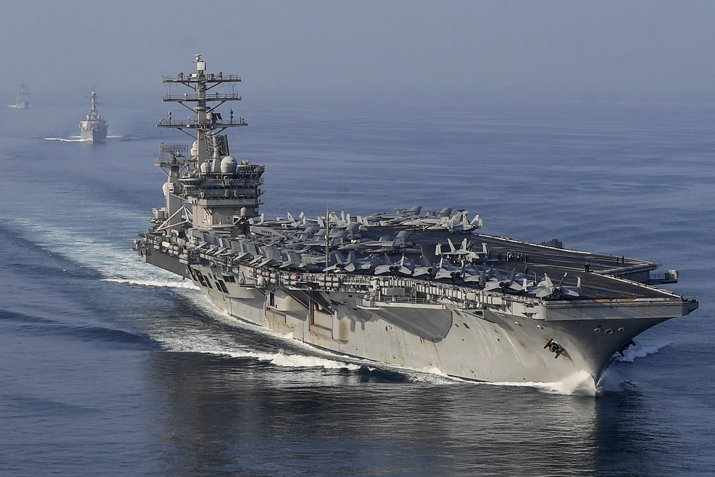 U.S. ships have already begun blocking Iranian ships in the Strait of Hormuz.
