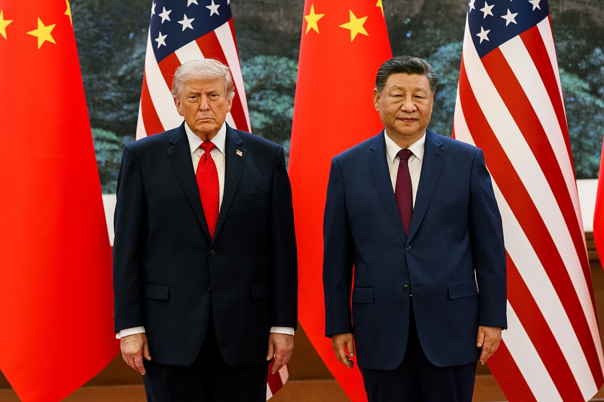 US President Donald Trump meets with PRC President and CCP General Secretary Xi Jinping in Beijing

